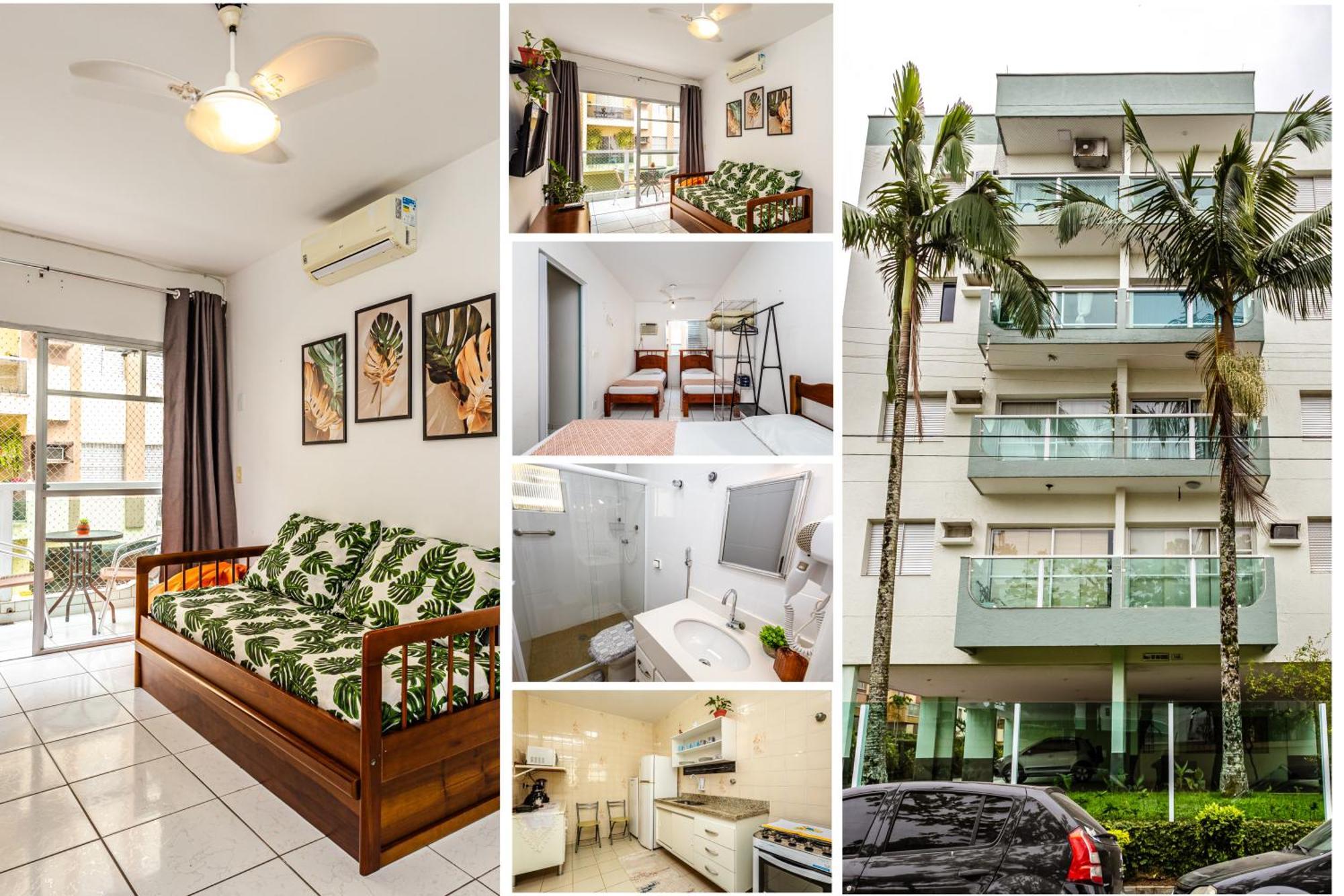 Apto Na Enseada Excelente Localizacao, 500M Da Praia, Garagem, Ar Condicionado Portaria 24 Horas Гуаружа Экстерьер фото